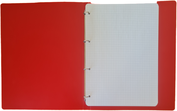 Hefter PVC mit 4 Heftringen