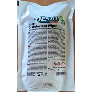 Desinfektions- und Reinigungstücher nachfüllpack;150STK; UN 3175; FESTE STOFFE, DIE ENTZÜNDBARE FLÜSSIGE STOFFE ; 4.1; II ; E