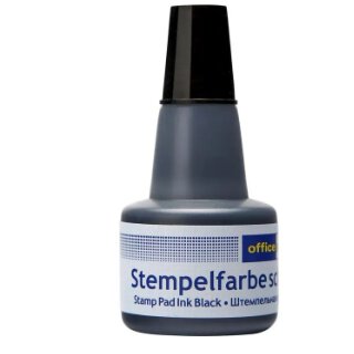 Stempelfarbe Schwarz