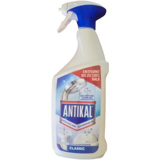 Antikal Classic Spray; 800ml;UN1903, DESINFEKTIONSMITTEL, FLÜSSIG, ÄTZEND, N.A.G.;8 III,E